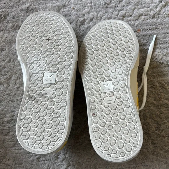 Veja White and Yellow Sneakers - Picture 2 of 2
